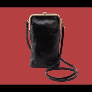 HOBO Melody Leather Crossbody in Black,  never used. Dust bag included